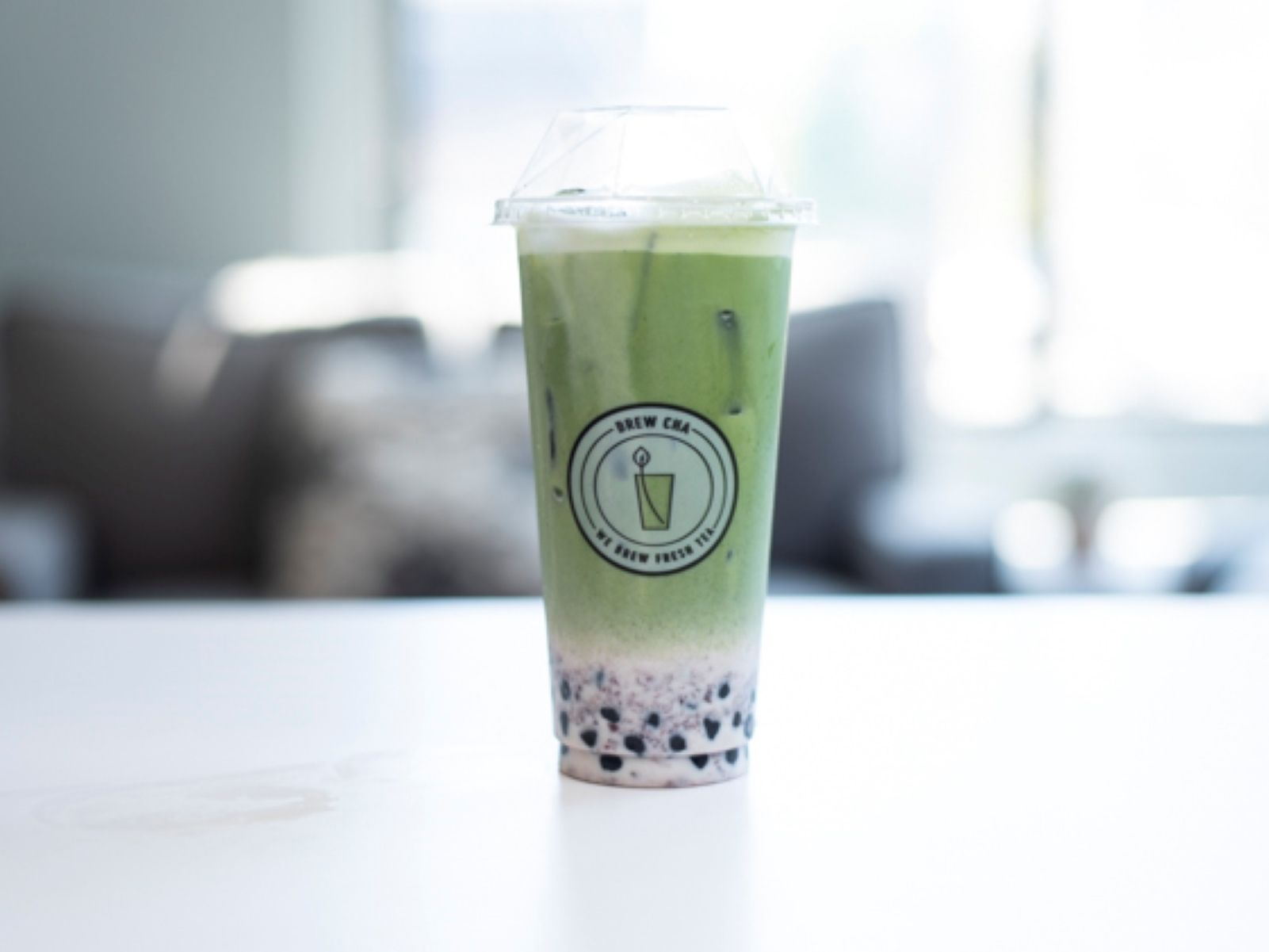 Order Red Bean Matcha Latte @GH food online from Brew Cha store, San Francisco on bringmethat.com