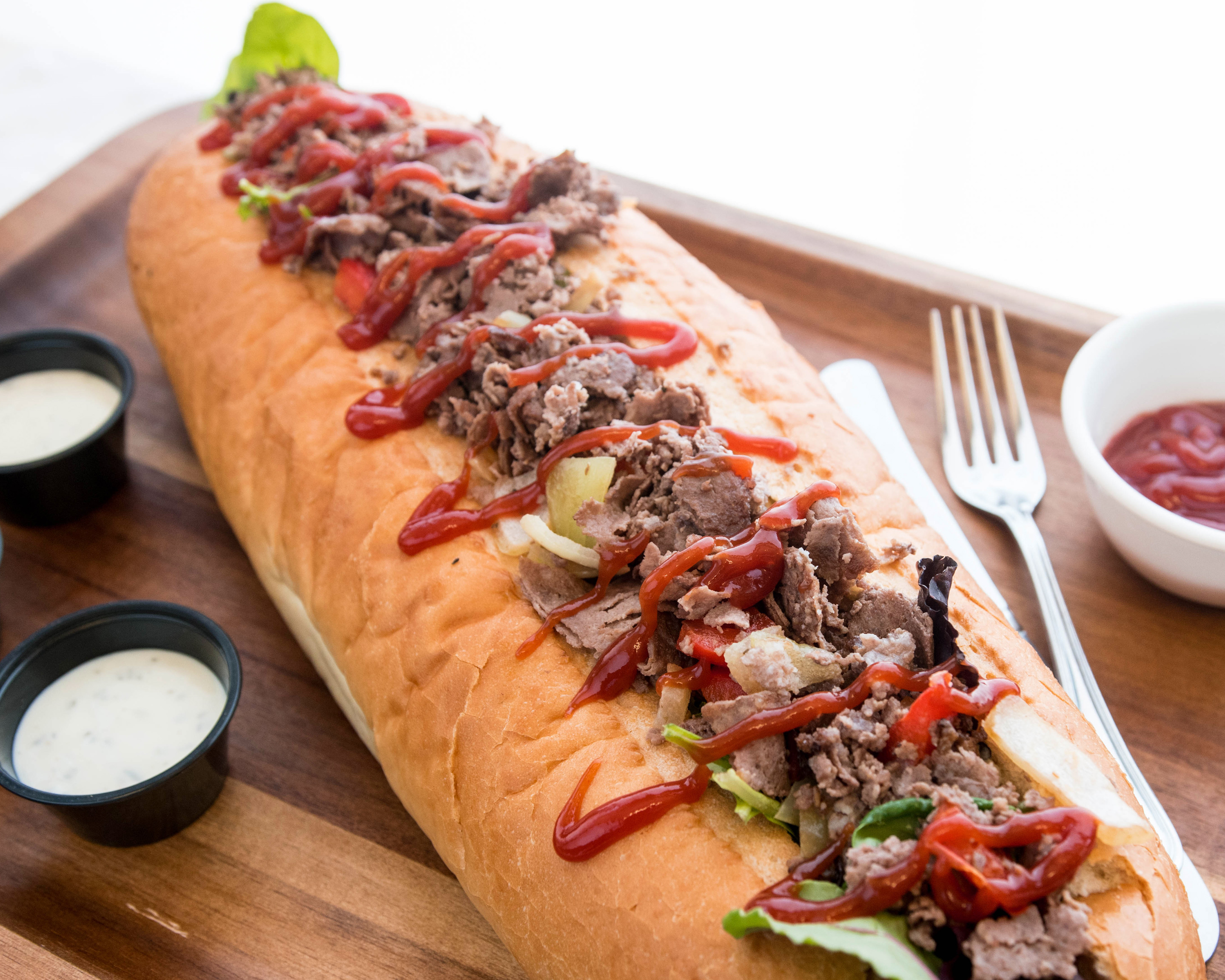 Order Philly Beef Cheesesteak food online from The Green Room LLC store, Philadelphia on bringmethat.com