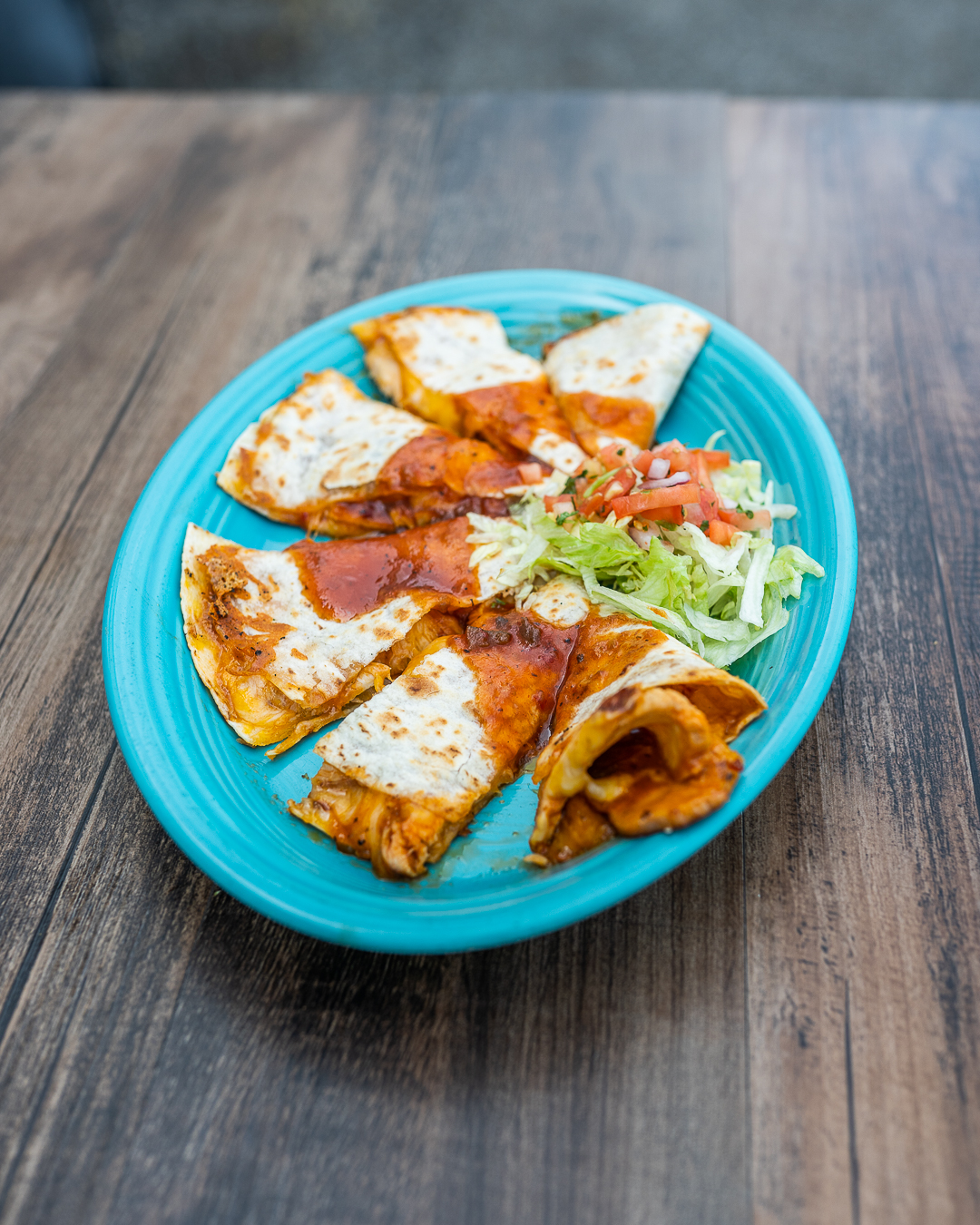 Order BBQ Quesadilla food online from Chile Verde store, Columbus on bringmethat.com