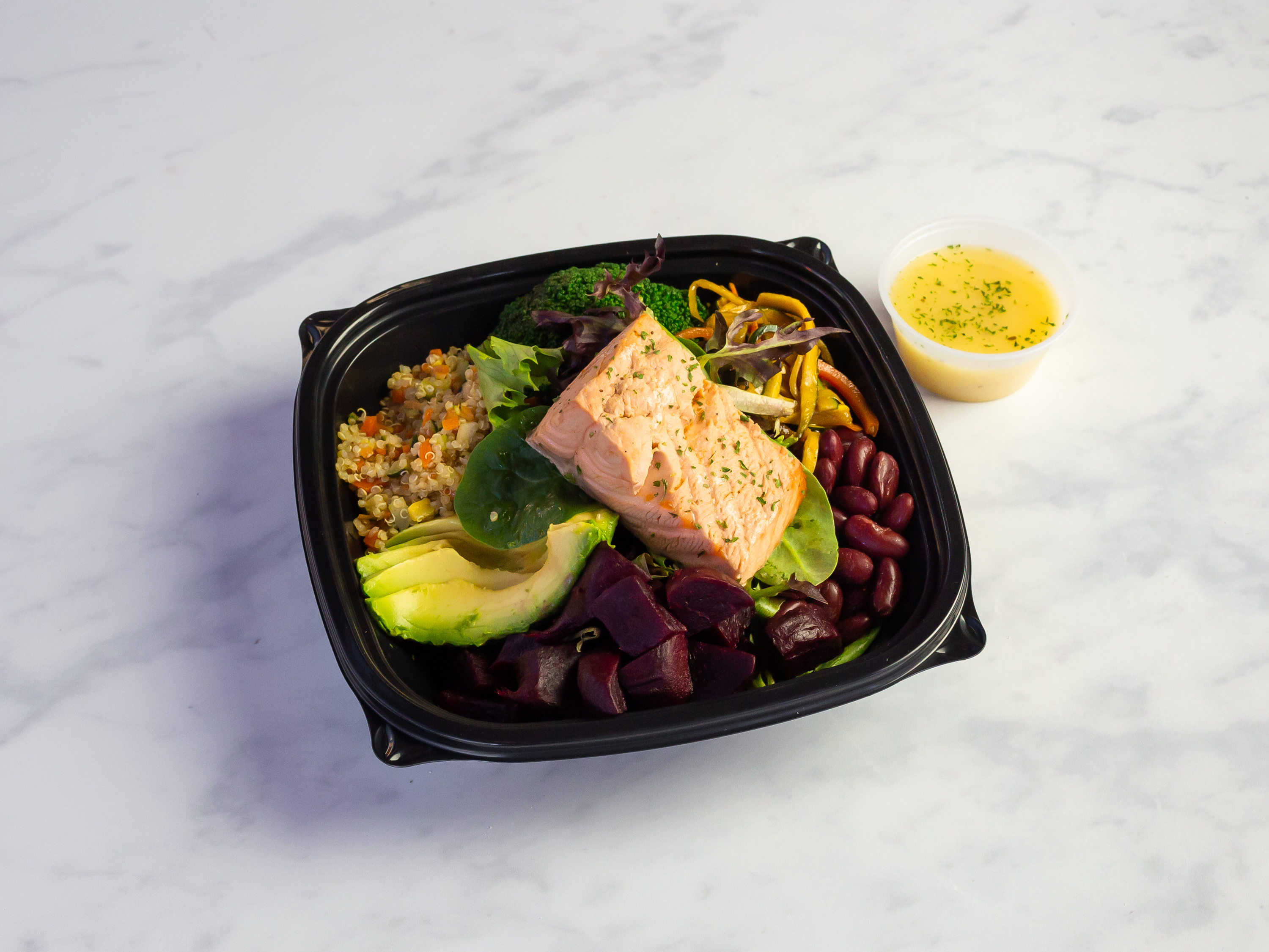 Order Salmon Power Bowl food online from The Pit Stop store, Merrick on bringmethat.com