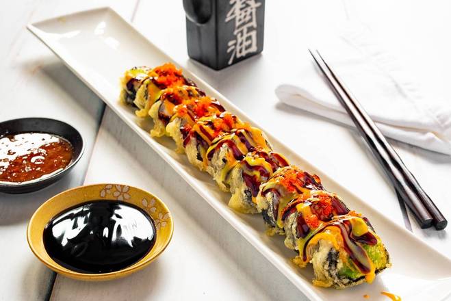 Order Rocky Roll food online from Sumo Japanese Restaurant store, Wenatchee on bringmethat.com