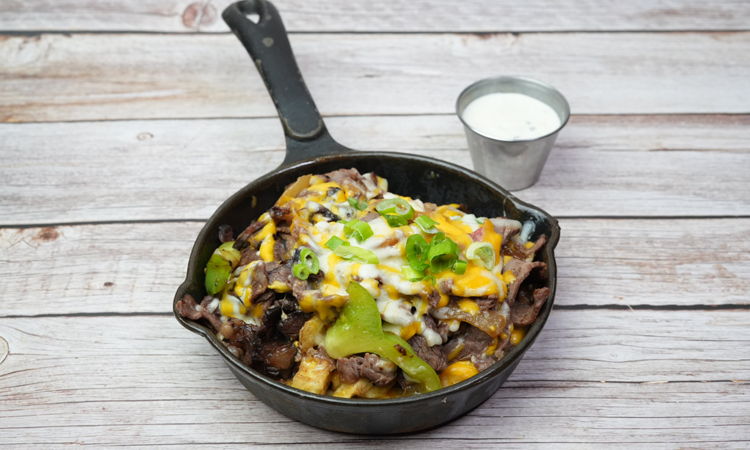 Order Philly Cheesesteak Fries food online from Aces & Ales store, Las Vegas on bringmethat.com