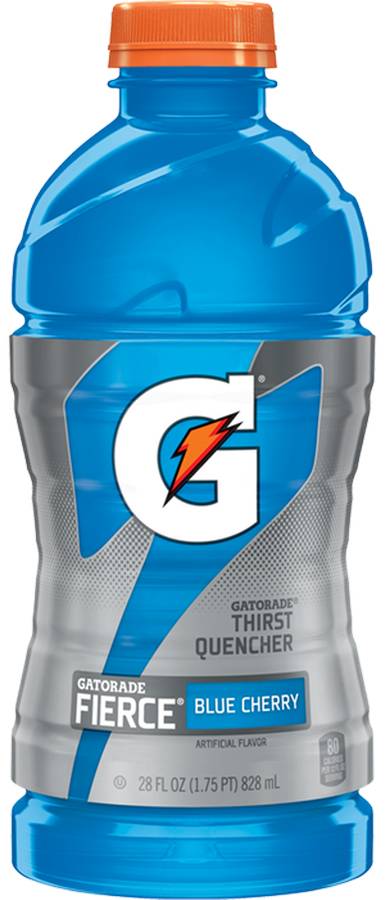 Order Gatorade Thirst Quencher, Fierce, Blue Cherry food online from Pepack Sunoco store, Peapack on bringmethat.com