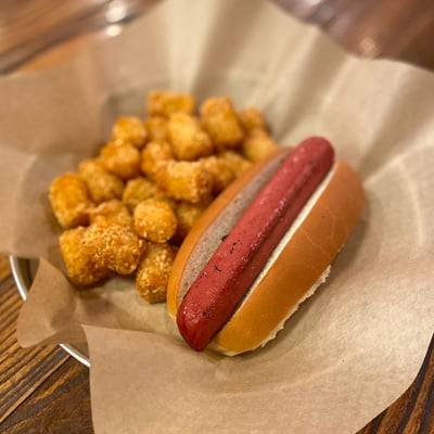 Order Kid Grilled Hot Dog food online from Brgr Kitchen + Bar store, Kansas City on bringmethat.com