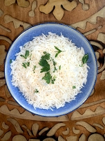 Order Plain Steamed Rice food online from Kama Indian Bistro store, La Grange on bringmethat.com