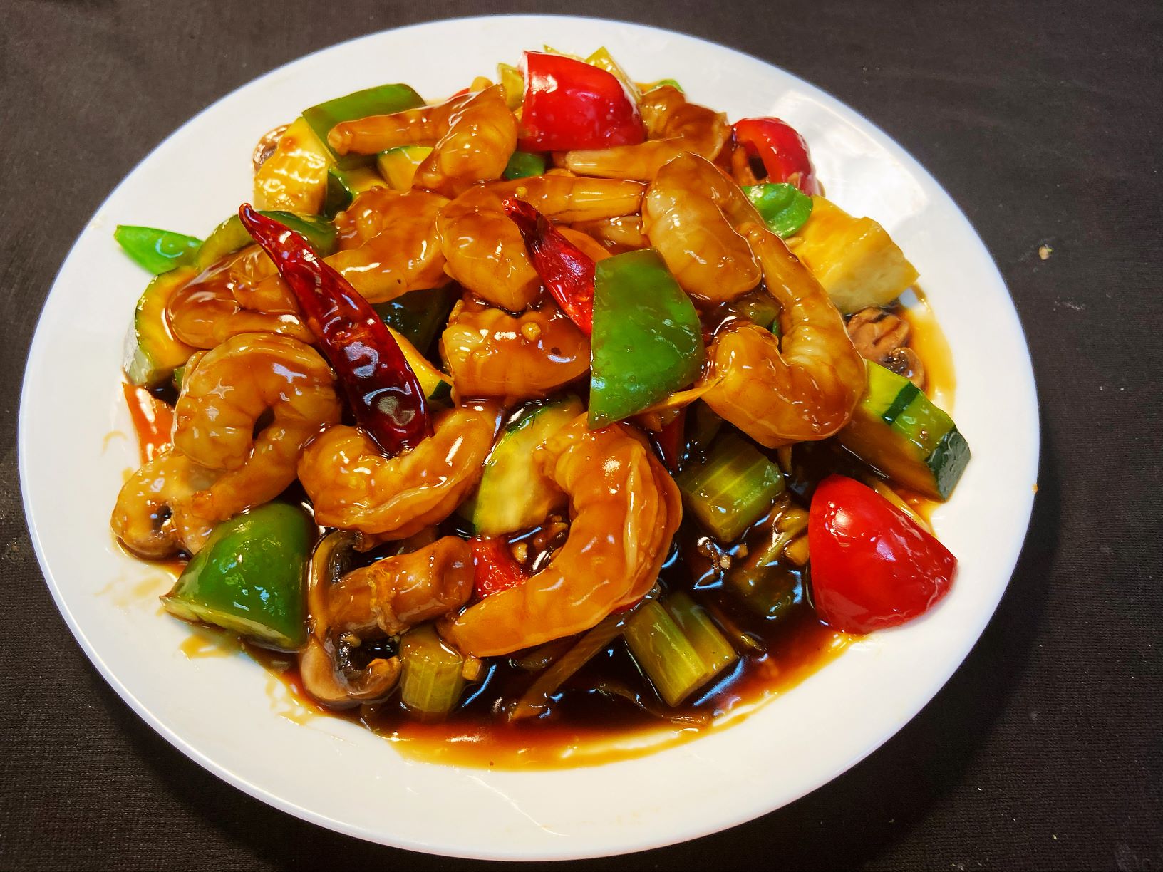 Order Szechwan Shrimp food online from Orange & Chicken store, Des Plaines on bringmethat.com