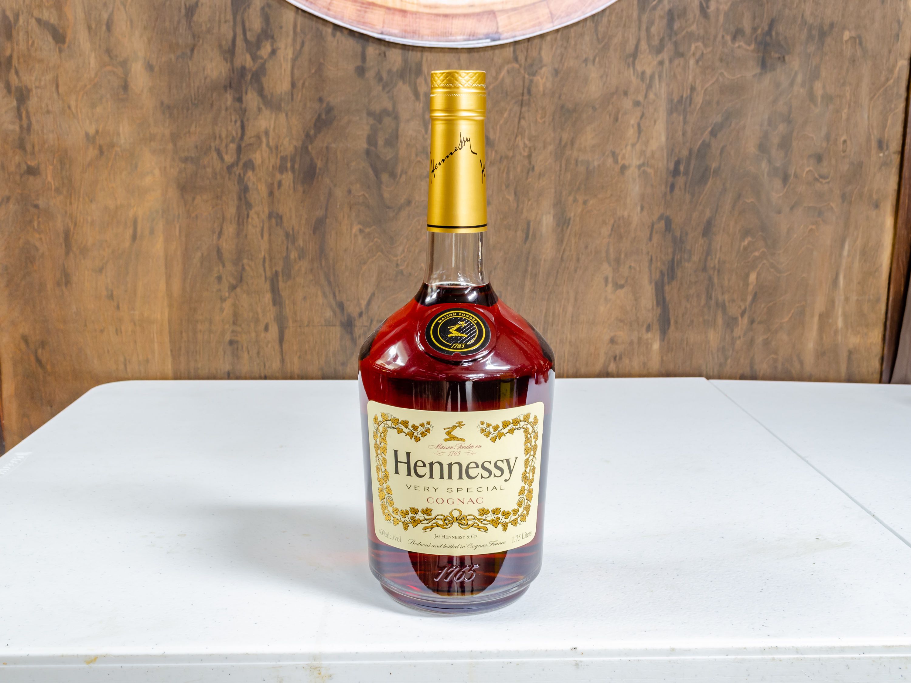 Order Hennessy VS, 1.75 Liter Cognac food online from Liquorama store, Hyde Park on bringmethat.com