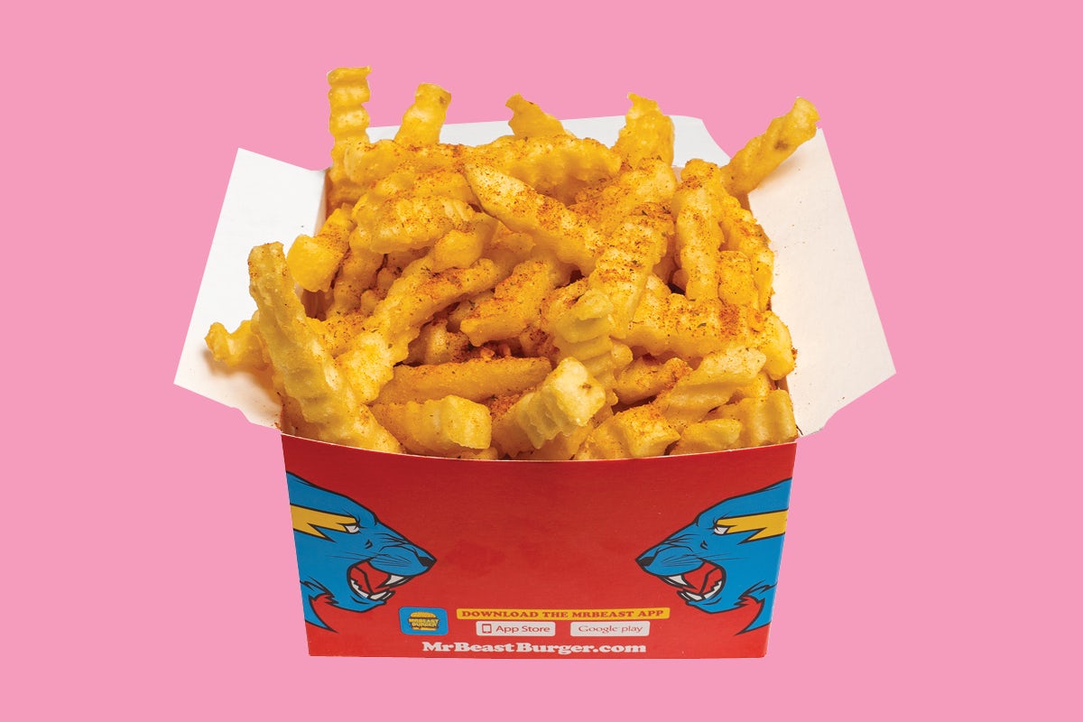 Order Signature Crinkle Fries food online from MrBeast Burger store, Las Vegas on bringmethat.com