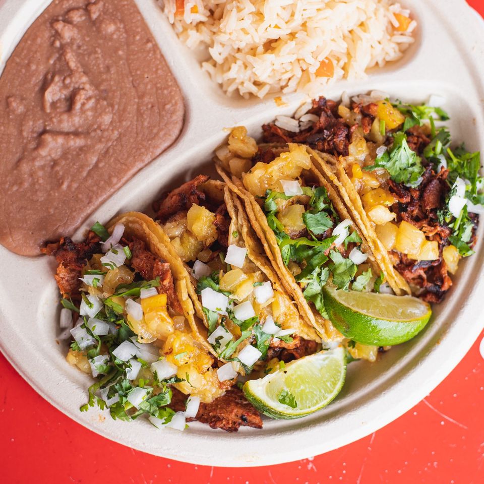Order Taco Plate food online from El Palote Panaderia store, Dallas on bringmethat.com