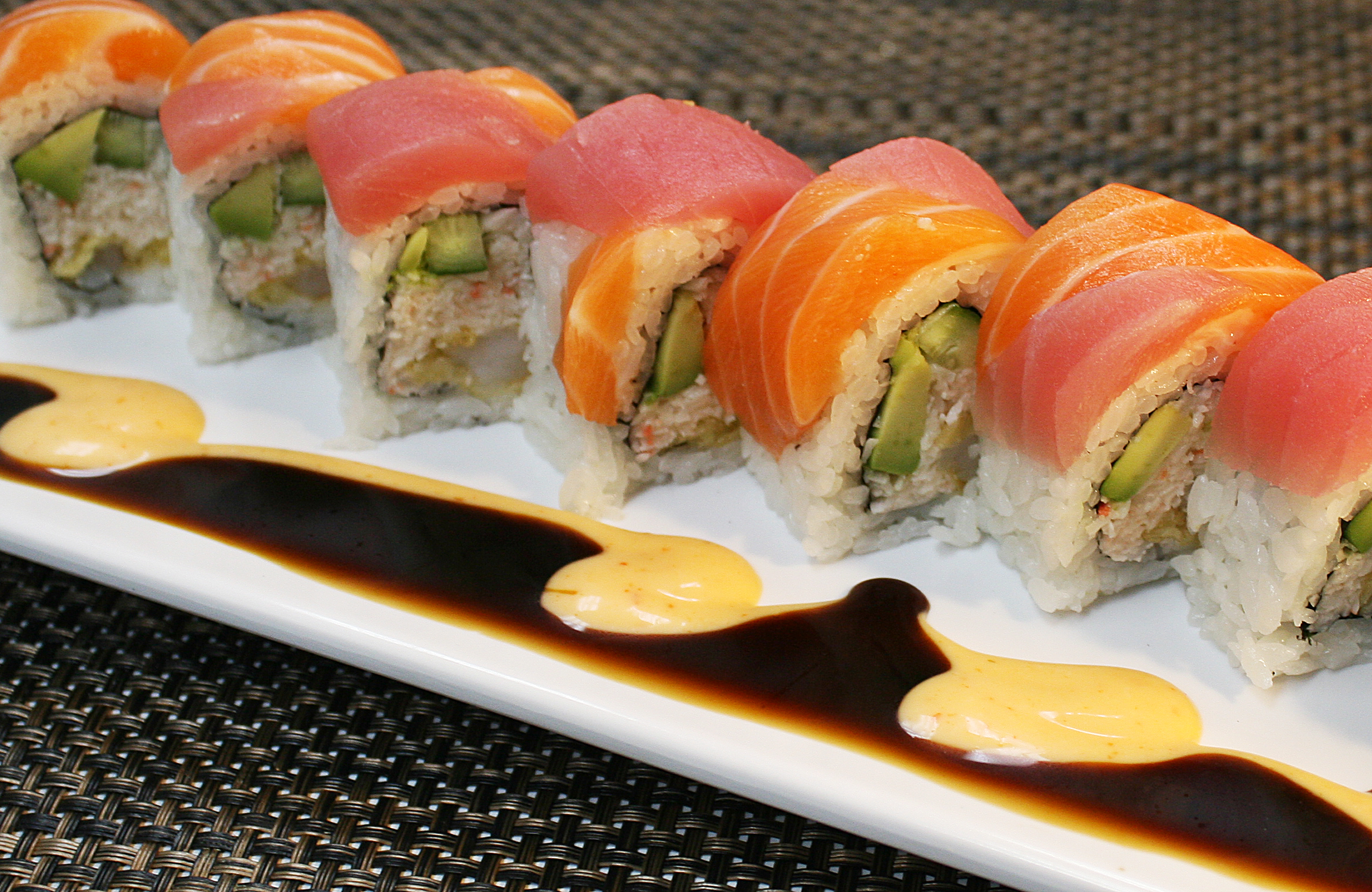 Order Pink Lady Roll food online from Oki Doki Roll & Sushi store, Brea on bringmethat.com