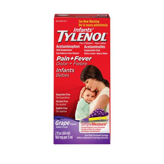 Order Tylenol Infants' Acetaminophen Liquid Medicine (2 oz) food online from Rite Aid store, Bryan on bringmethat.com