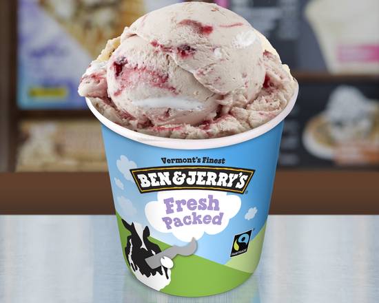 Order Strawberry Marshmallow Non-Dairy food online from Ben & Jerry's store, Highland Village on bringmethat.com