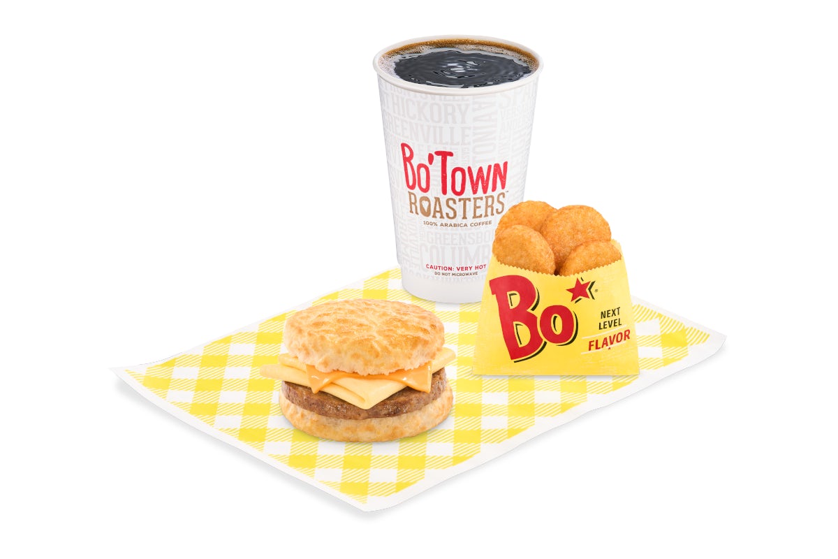 Order Sausage Egg & Cheese Biscuit Combo food online from Bojangles store, High Point on bringmethat.com