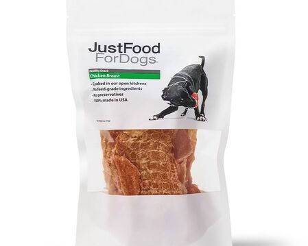 Order Chicken Breast Treats for Dogs (5 oz) food online from Just Food For Dogs store, La Quinta on bringmethat.com