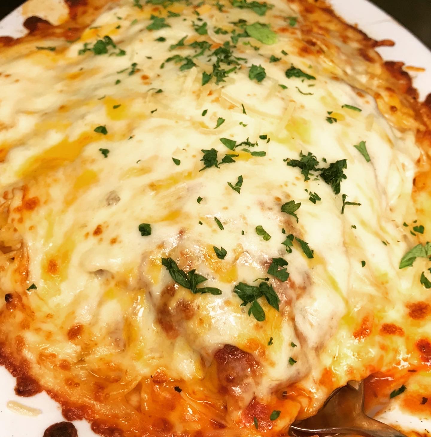 Order Baked Spaghetti food online from The Greek Taverna store, Richmond on bringmethat.com