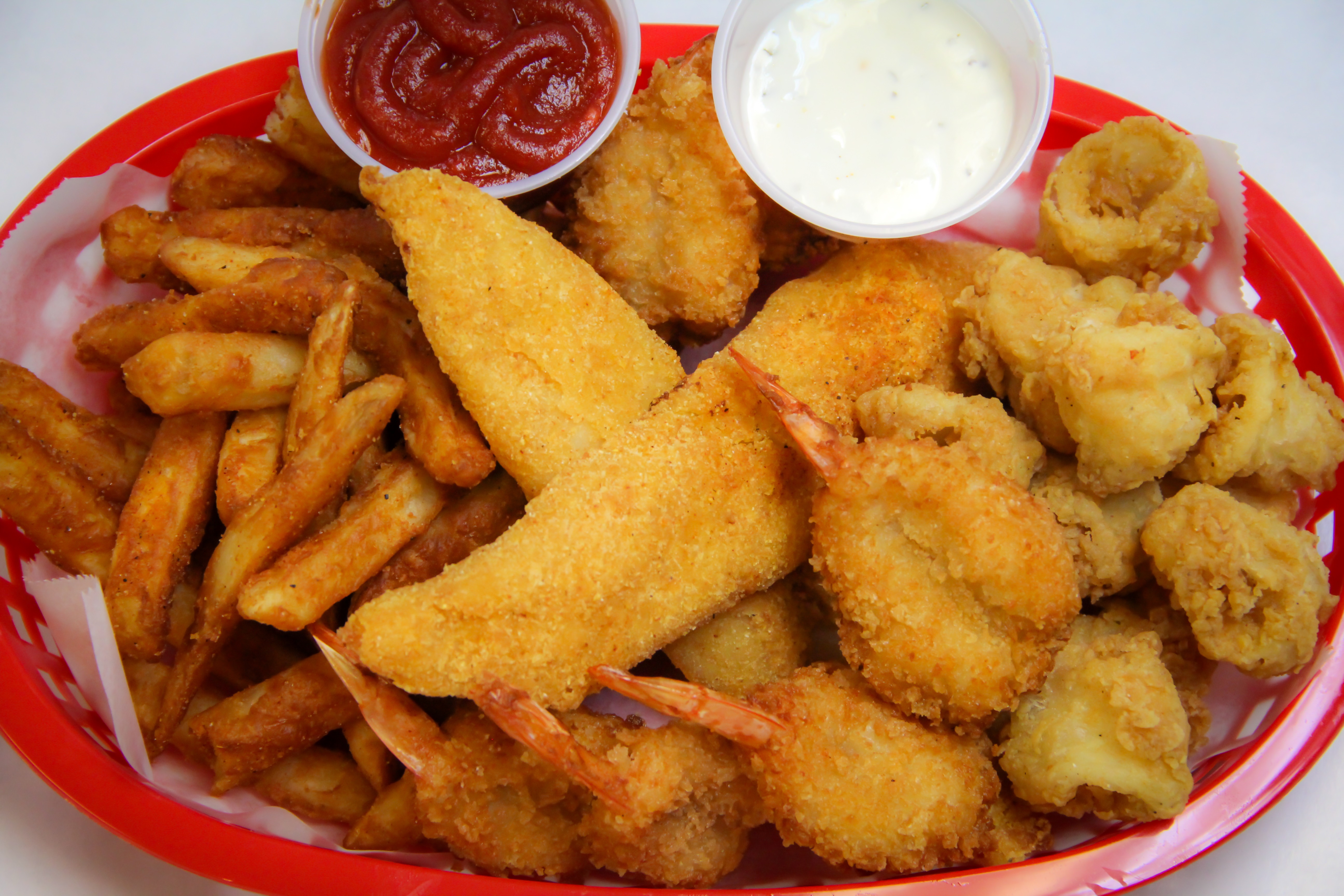Order Fried Combo food online from Nine Seafood Restaurant store, Cerritos on bringmethat.com