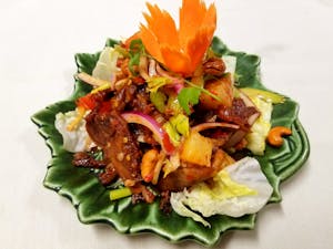Order 20. Duck Salad food online from Siam Elephants Restaurant store, Elmira on bringmethat.com
