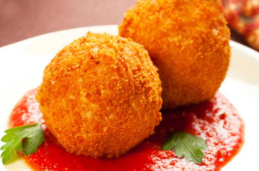 Order Rice Balls - 2 Pieces food online from Brother Bruno Pizza store, Washingtonville on bringmethat.com