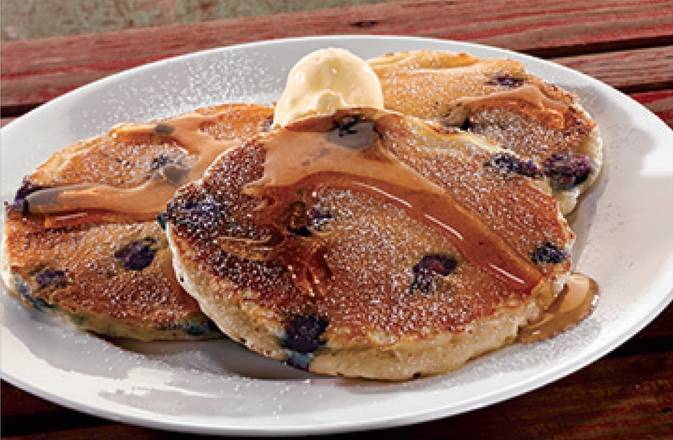 Order Blueberry Pancakes food online from Perkins Restaurant & Bakery store, Hudson on bringmethat.com