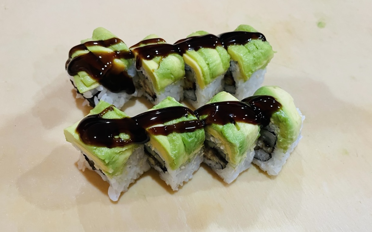 Order Dragon Roll food online from Tea House store, Charlottesville on bringmethat.com