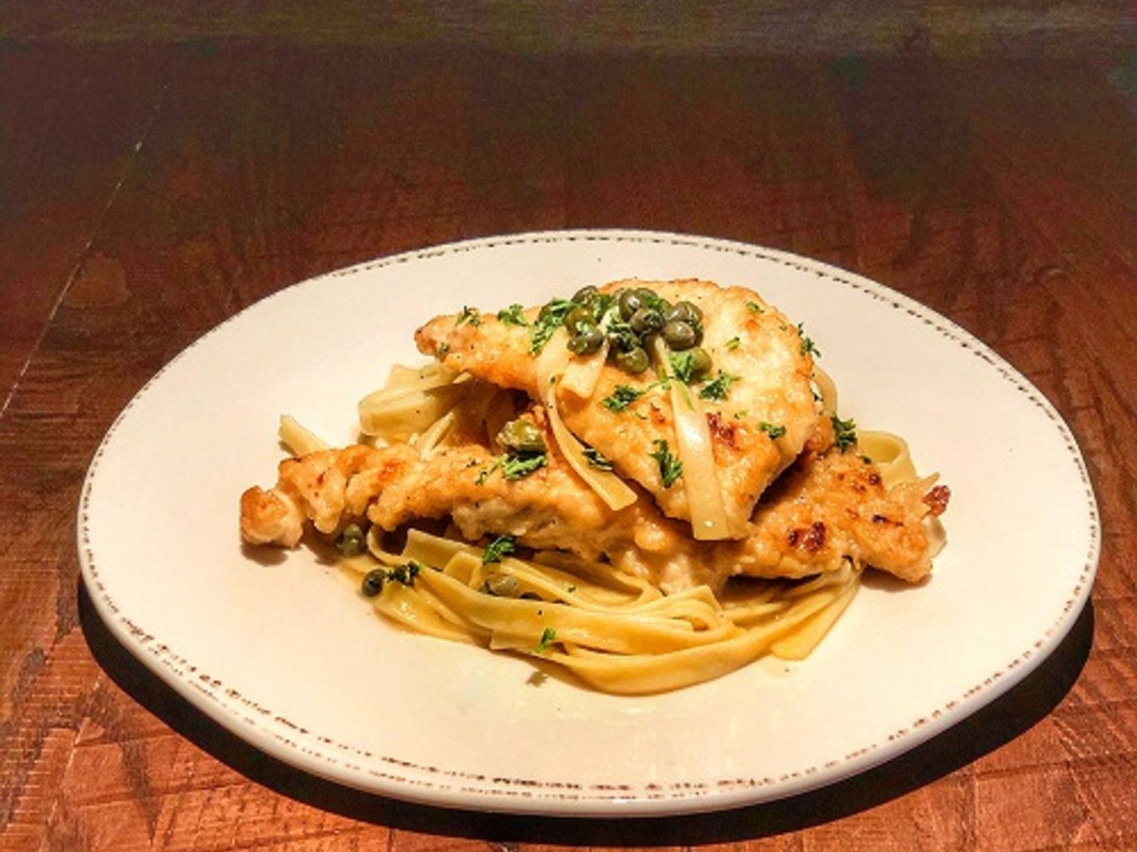 Order Chicken Piccata food online from Angelo's Wine Bar store, Chicago on bringmethat.com