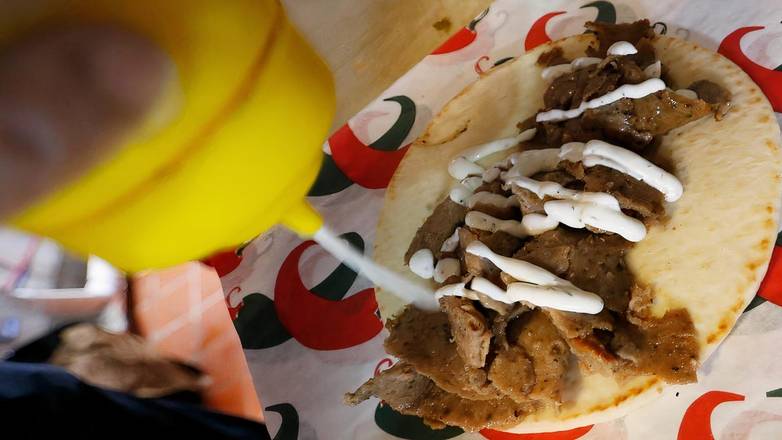 Order 5. Aristo's Gyro (Gyro) food online from Munch Hut deli and store store, Athens (Clarke County) on bringmethat.com