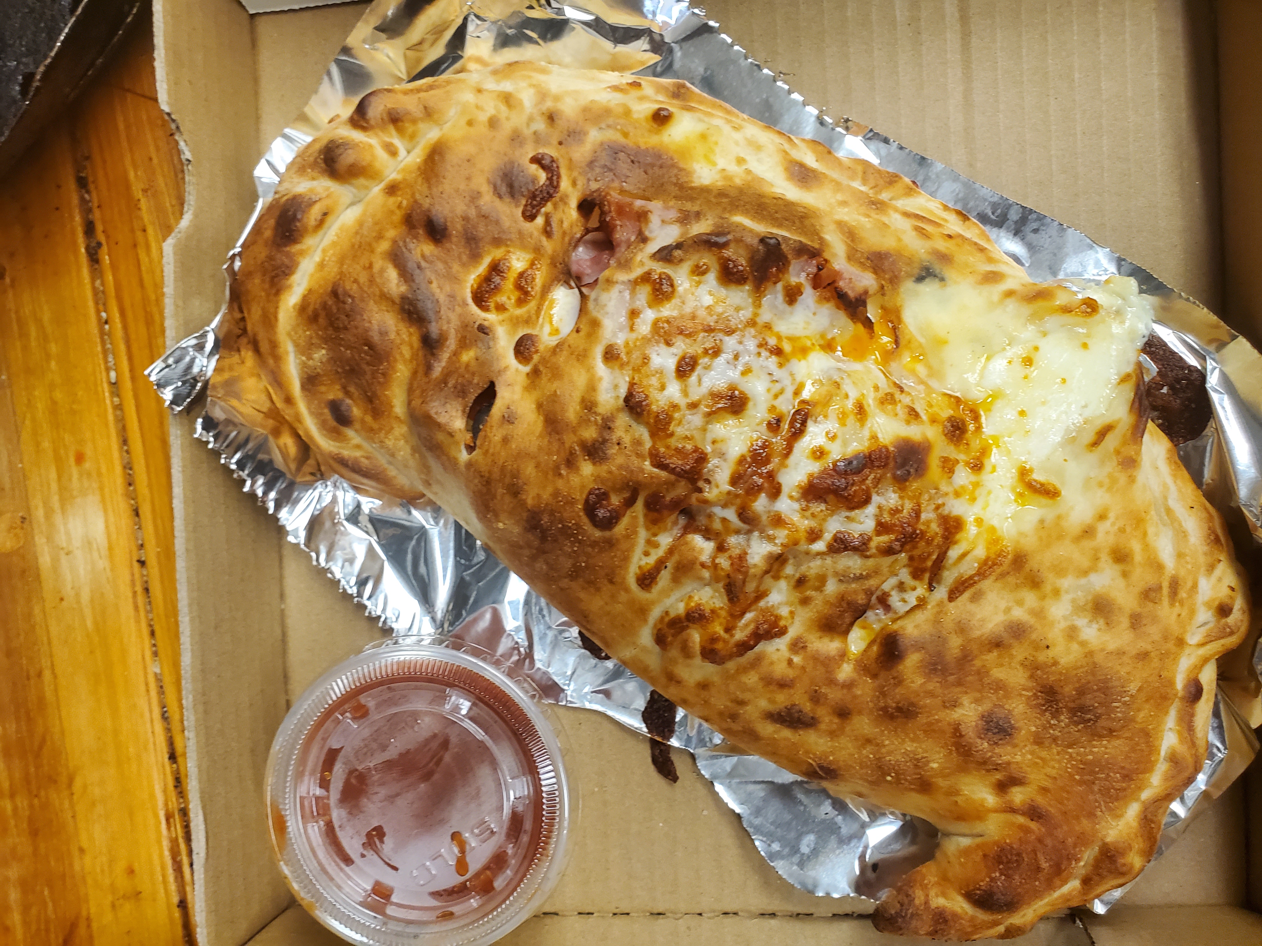 Order Master Zone Calzone food online from Bella Pizza & Pasta store, Bothell on bringmethat.com