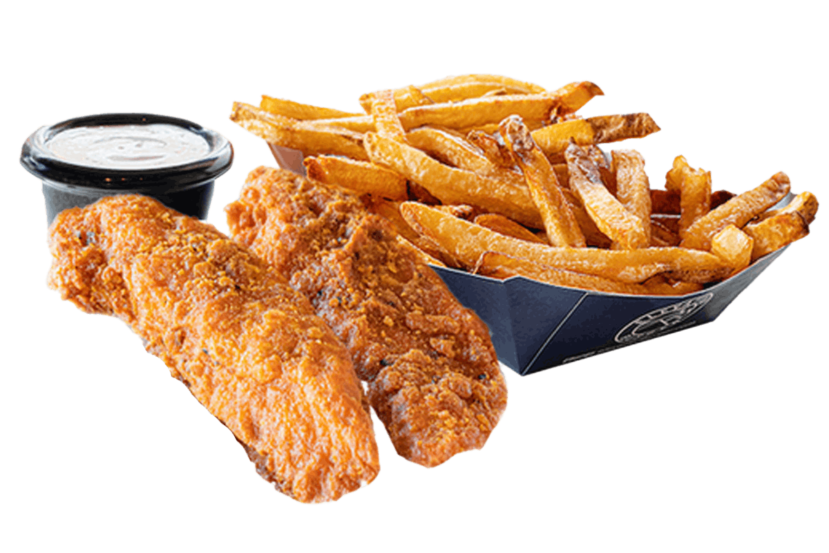Order Two Chicken Tenders with Fries food online from Elevation Burger store, Arlington on bringmethat.com