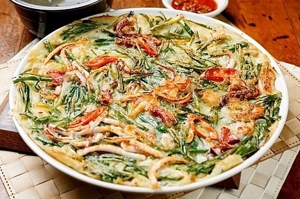 Order 4. Haeimul-pa-jeon(해물파전) food online from Banpojung store, Chicago on bringmethat.com