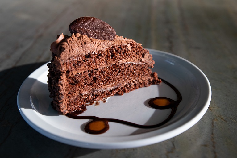 Order Chocolate Wipeout Cake food online from Leucadia Pizzeria store, Encinitas on bringmethat.com