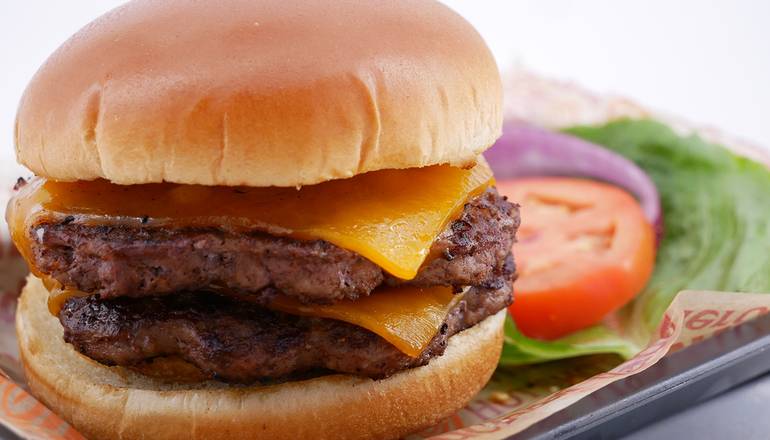 Order 1/2 lb Angus Burger food online from Wing Zone store, Alexandria on bringmethat.com