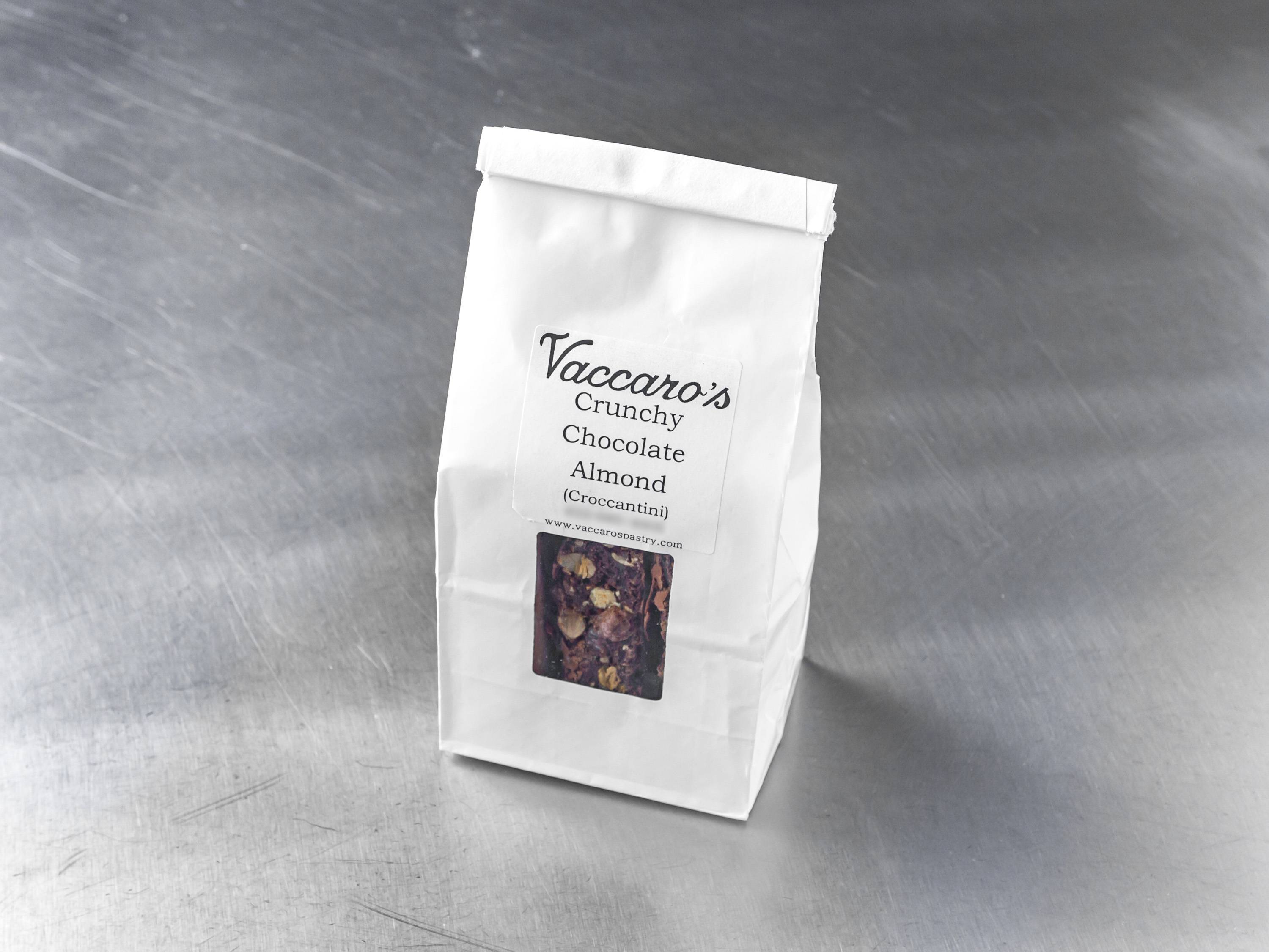Order Crunchy Chocolate Almond food online from Vaccaros Italian Pastry Shop store, Cockeysville on bringmethat.com