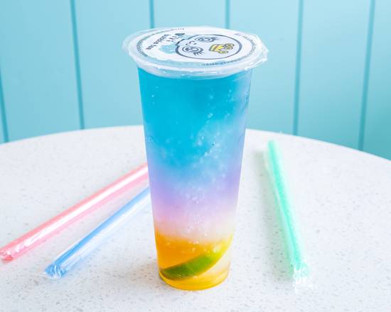 Order Blue Galaxy(Large) (SHAKE WELL BEFORE DRINKING)  food online from Vivi Bubble Tea store, Metairie on bringmethat.com