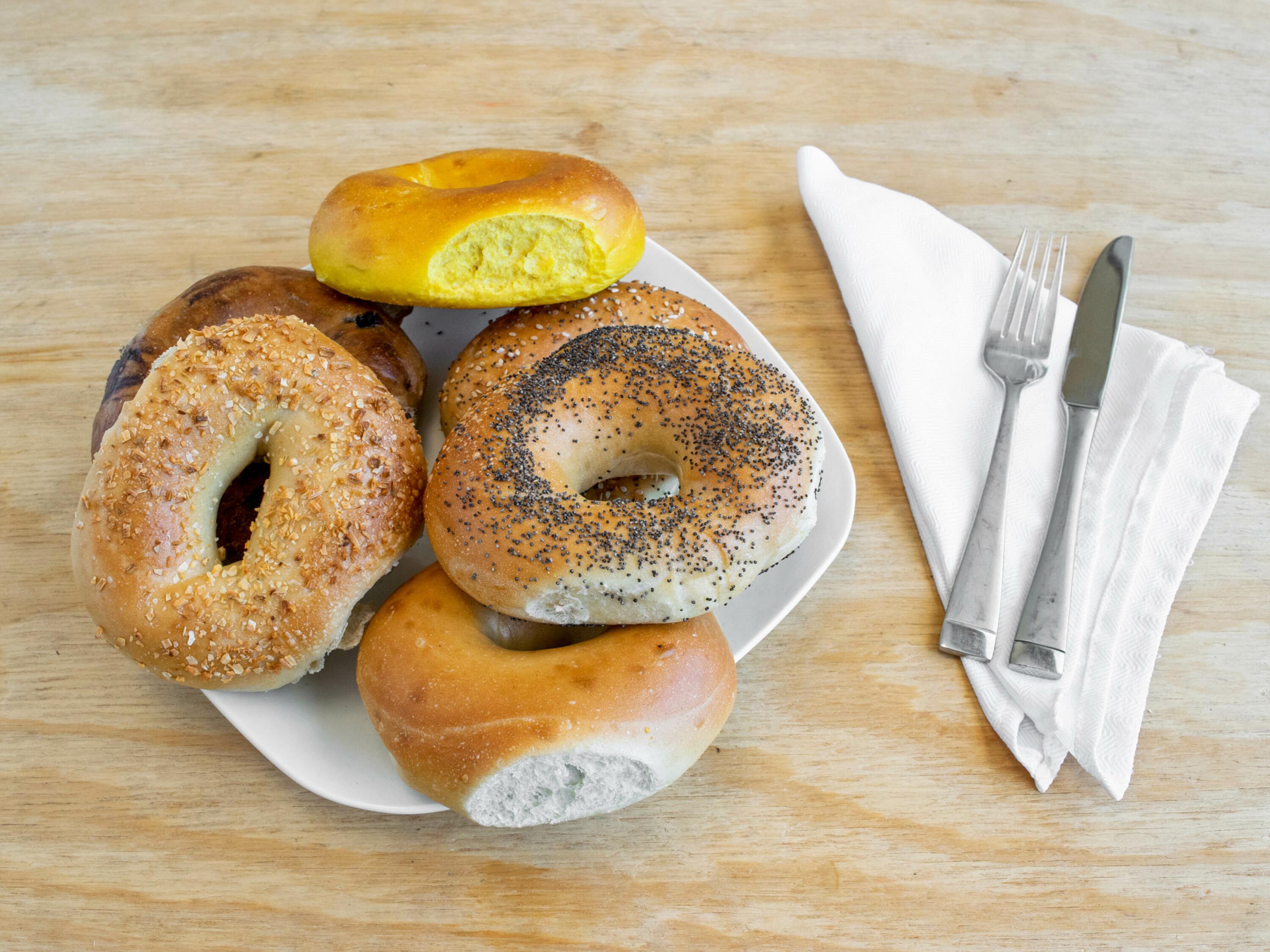Order Bagel with Butter food online from Commack Bagels Deli Market store, Commack on bringmethat.com