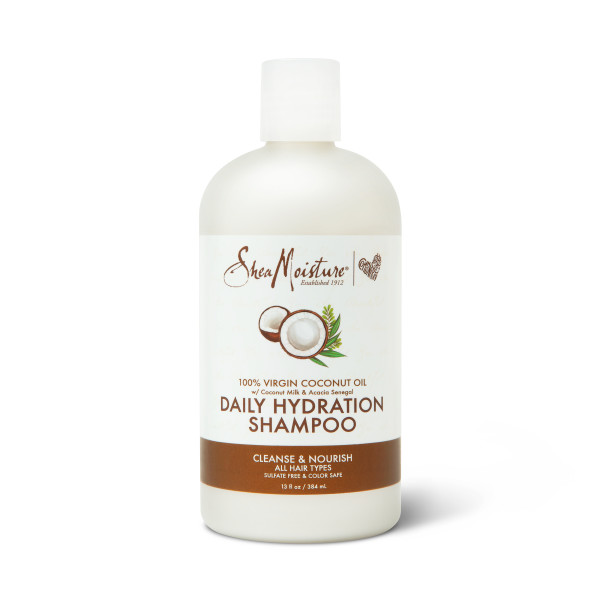 Order SheaMoisture Daily Hydration Shampoo, 100% Virgin Coconut Oil - 13 oz food online from Rite Aid store, MILLER PLACE on bringmethat.com