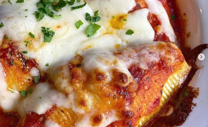 Order Baked Stuffed Shells food online from Sergio store, Riverhead on bringmethat.com