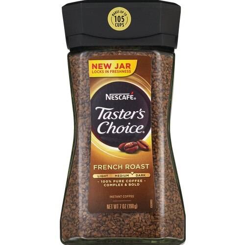 Order Nescafe Taster's Choice Instant Coffee 7 OZ, French Roast food online from CVS store, LIMA on bringmethat.com