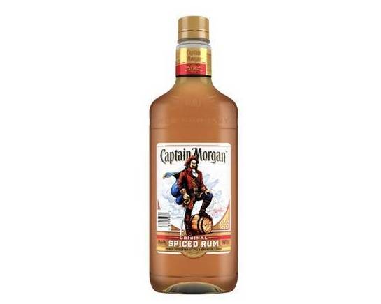 Order Captain Morgan Spiced, 750mL rum (35.0% ABV) food online from Cold Spring Liquor store, Liberty Hill on bringmethat.com