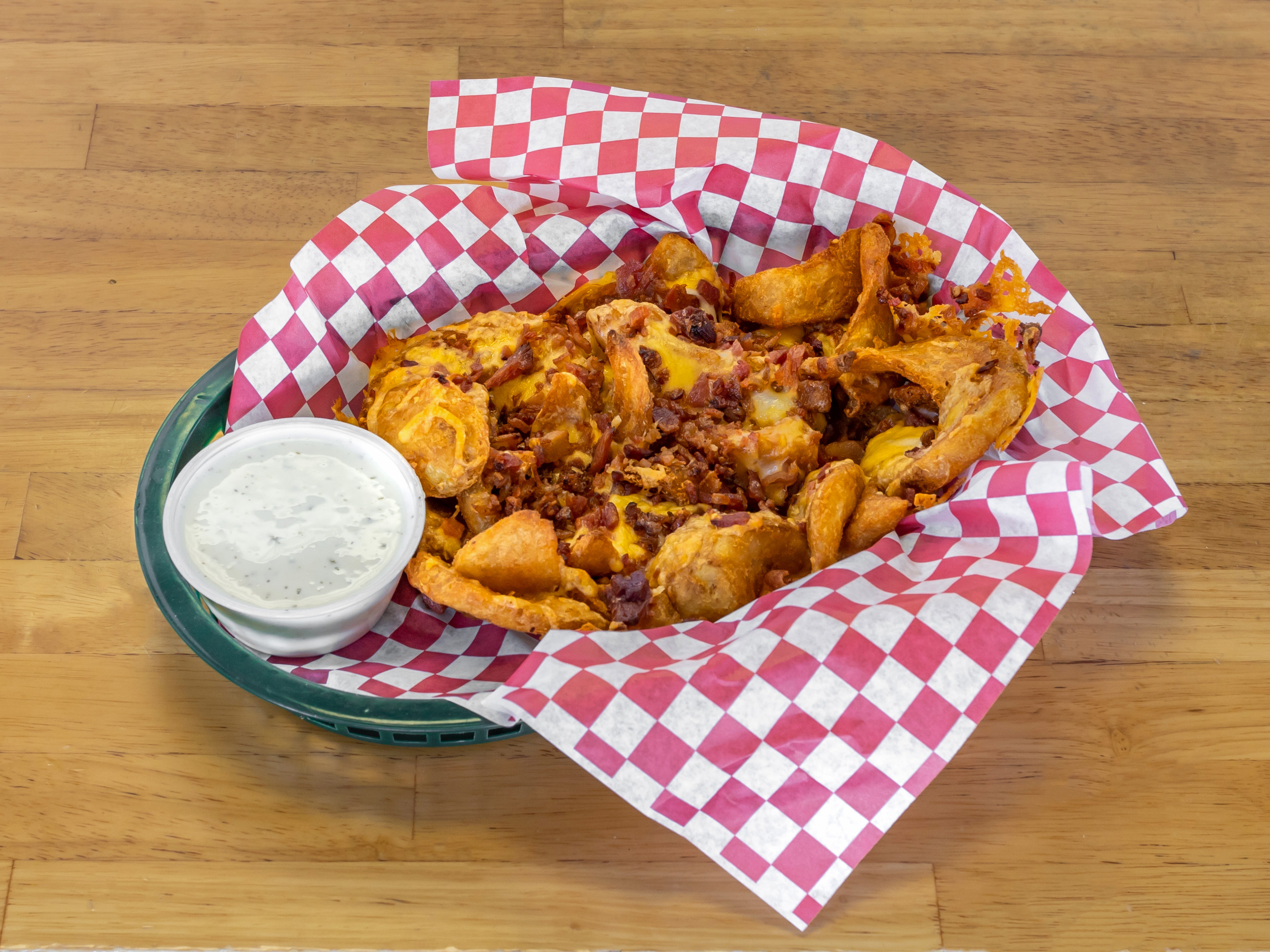 Order Bacon and Cheddar Wedges food online from Zeppo Pizza store, Bakersfield on bringmethat.com
