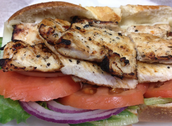 Order * Marinated Grilled Chicken Sub food online from La Befana store, Allston on bringmethat.com