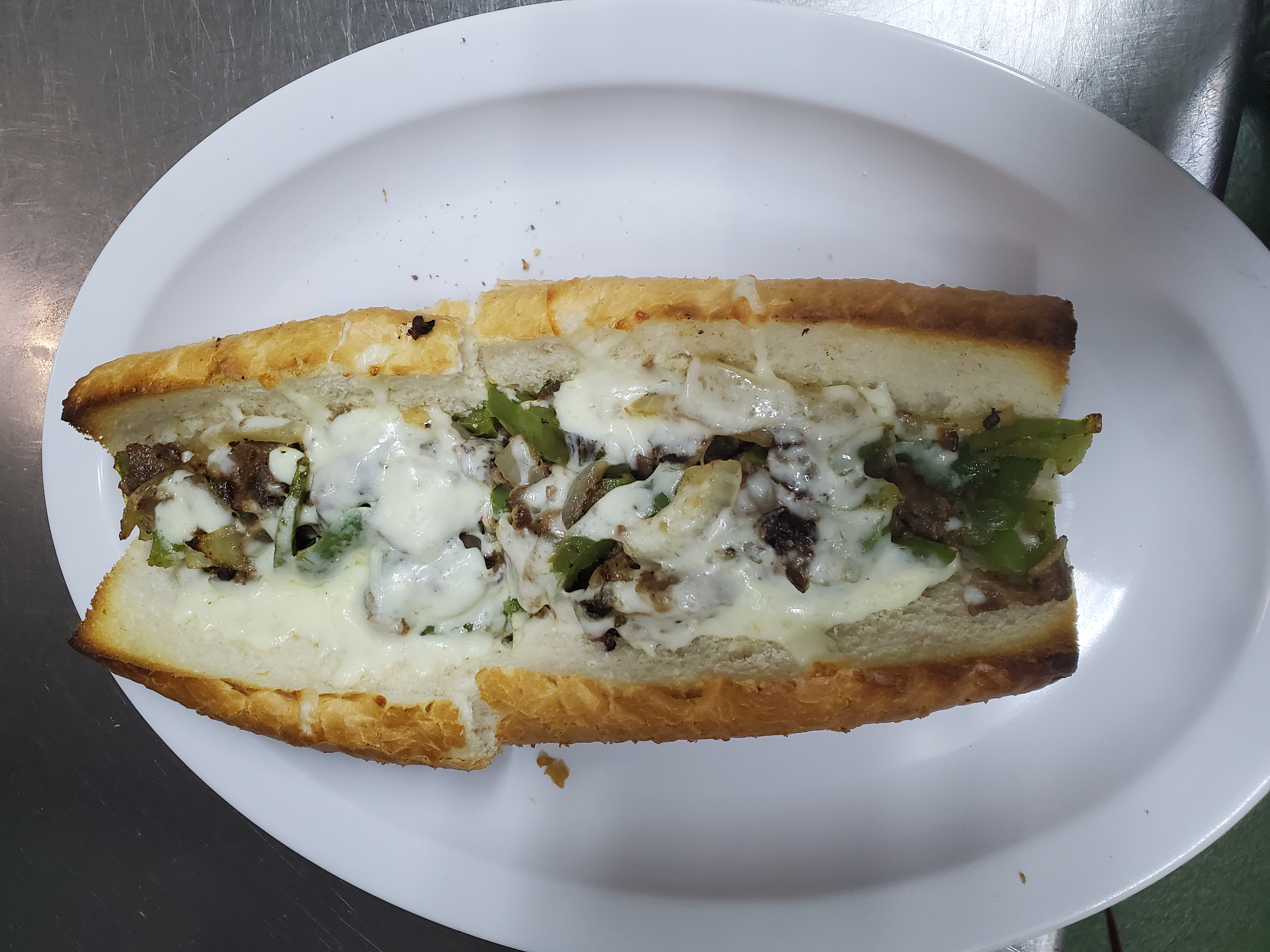 Order 14. Philly Cheese Steak Sub food online from Pepes Pizza store, North Richland Hills on bringmethat.com
