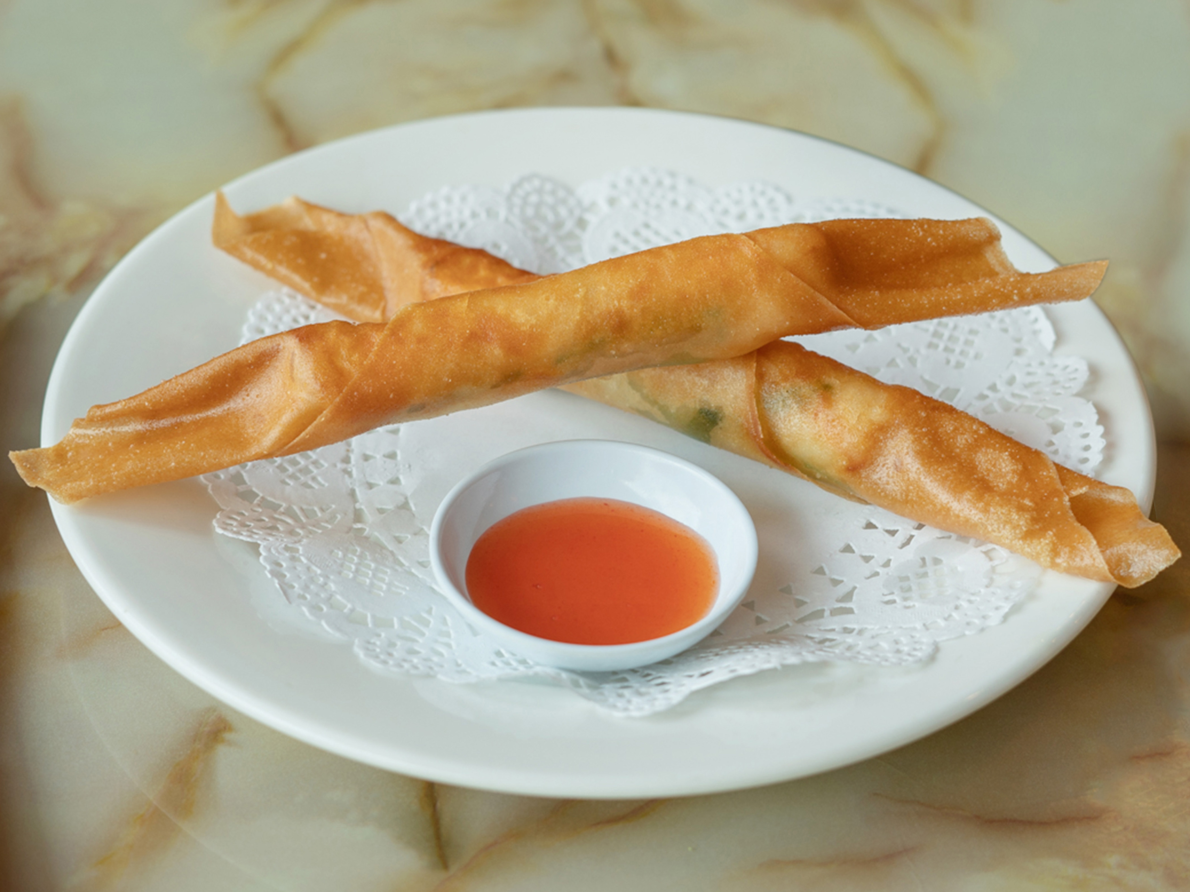 Order A2. Shrimp Roll food online from Green Asian Bistro store, Frisco on bringmethat.com