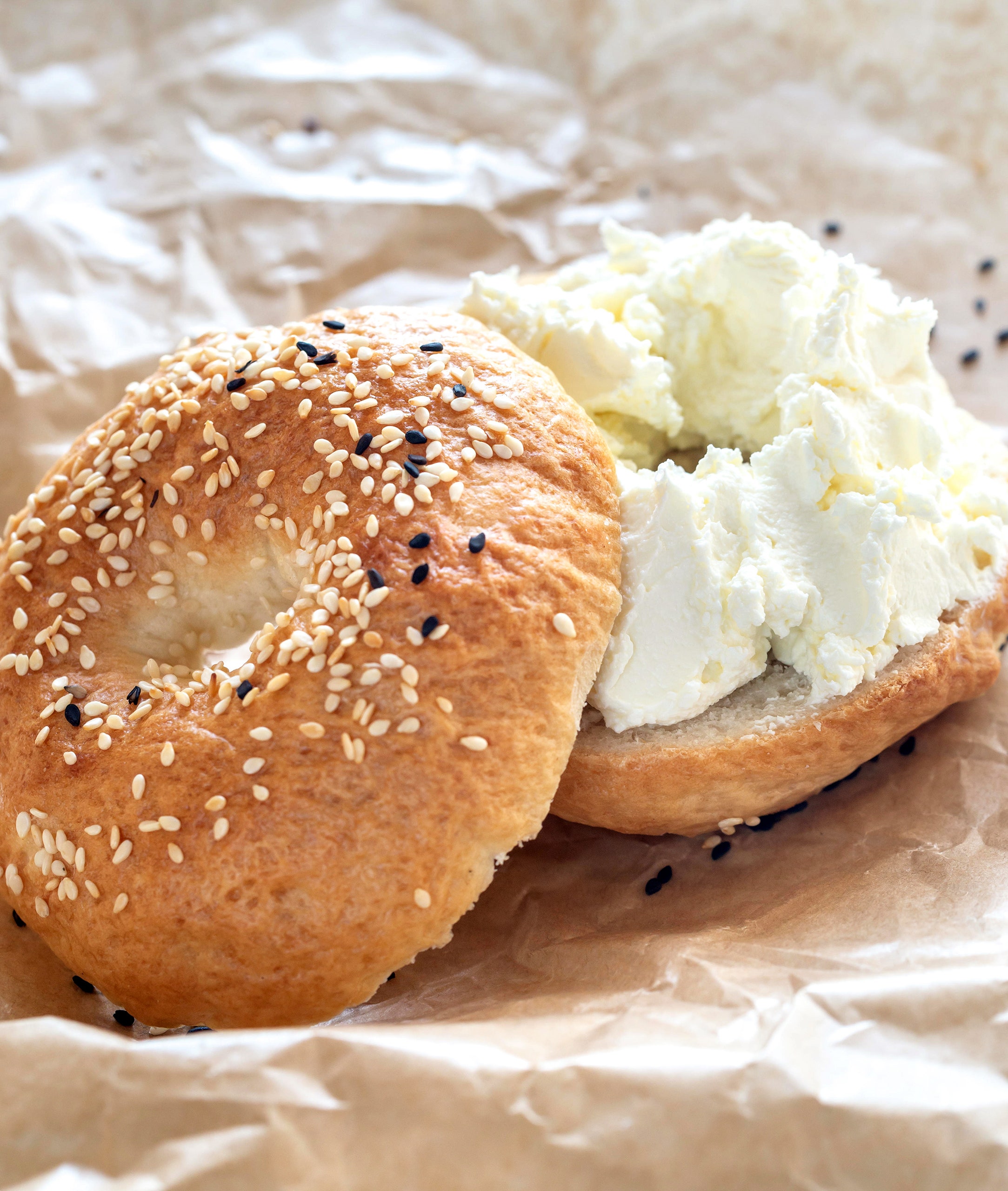 Order Bagel with Cream Cheese food online from Hudson Cafe & Grocery store, New York on bringmethat.com