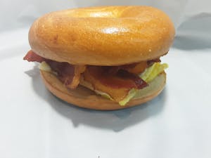 Order BACON EGG CHEESE ON BAGEL food online from Millers Country Kitchen store, Middletown on bringmethat.com