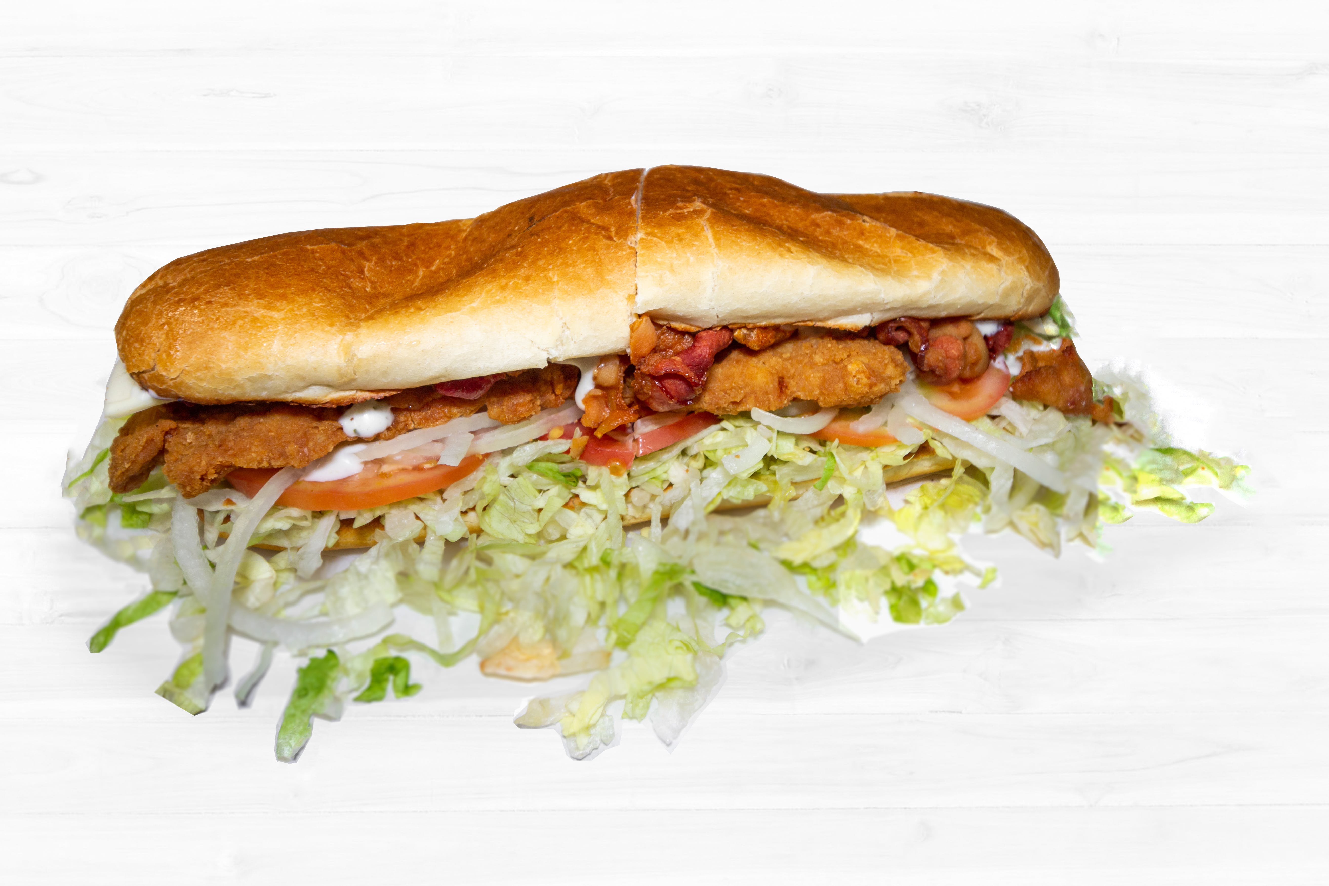 Order Chicken Bacon Ranch Sub - Mini food online from Broadway Bobby's store, Buffalo on bringmethat.com