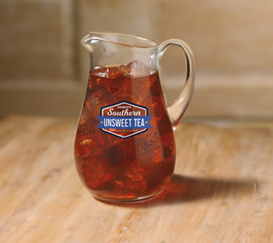 Order 1/2 Gallon of Church's Unsweetened Tea food online from Churchs Chicken store, Laredo on bringmethat.com