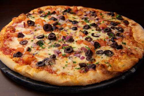 Order Bruschetta Pizza food online from Mocha Bleu store, Teaneck on bringmethat.com