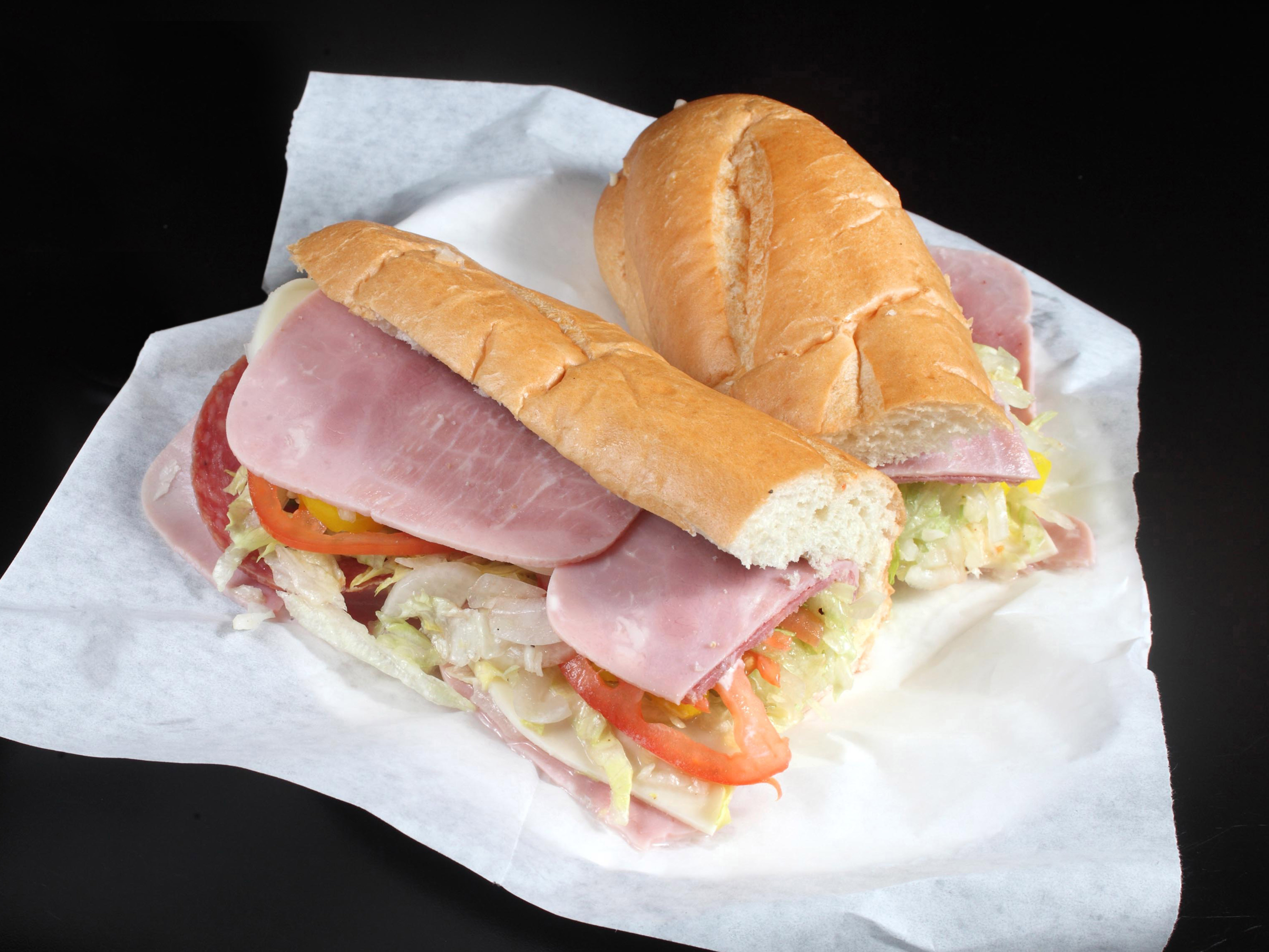 Order Ham and Cheese Sub food online from Brooklyn Pizzeria store, Goldsboro on bringmethat.com