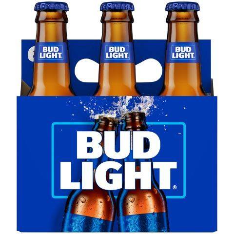 Order Bud Light 6 Pack 12oz Bottle food online from Brews And Bites store, Irving on bringmethat.com