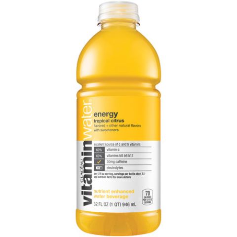 Order Vitamin Water Energy Tropical Citrus 32oz food online from 7-Eleven store, Vista on bringmethat.com